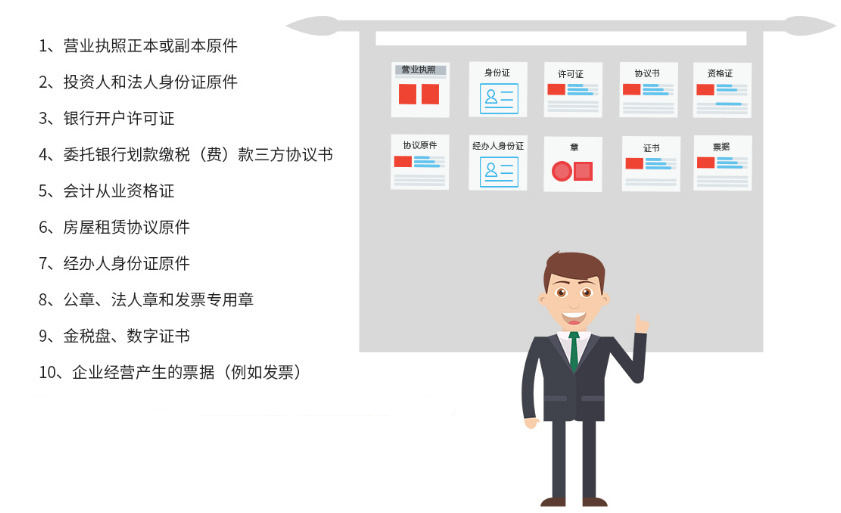 代理進出口企業(yè)記賬需要的材料